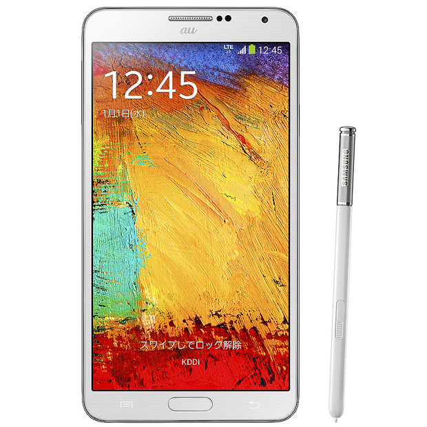 5.7インチフルHDディスプレイ搭載の「GALAXY Note 3 SCL22」