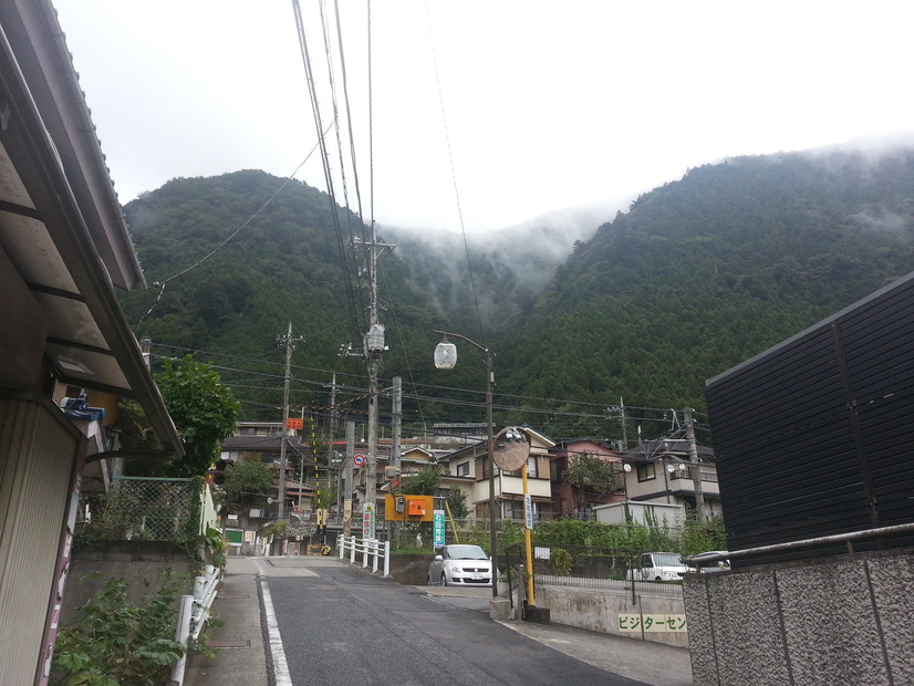 奥多摩駅近く