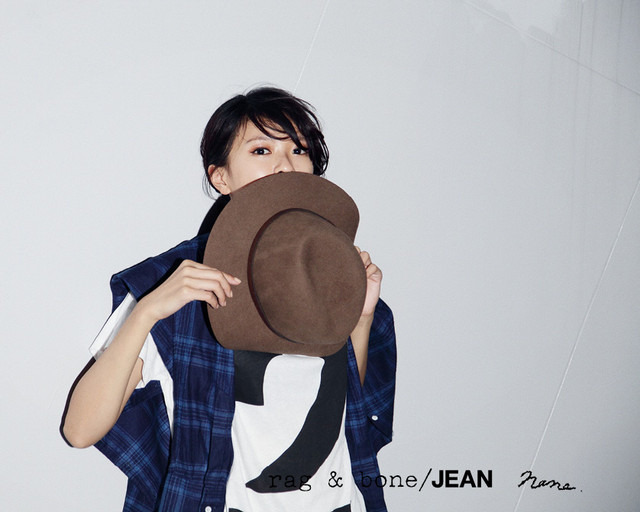 「rag & bone / JEAN」広告に日本人で初めて起用された榮倉奈々