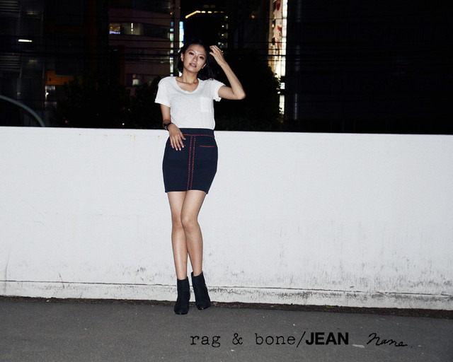 「rag & bone / JEAN」広告で榮倉奈々は渋谷を舞台に撮影