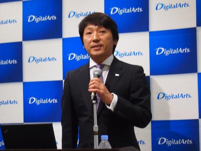 デジタルアーツの代表取締役社長である道具登志夫氏