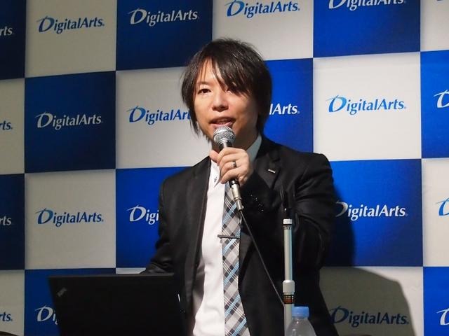 デジタルアーツの取締役CTO 兼 研究開発部長である高橋則行氏