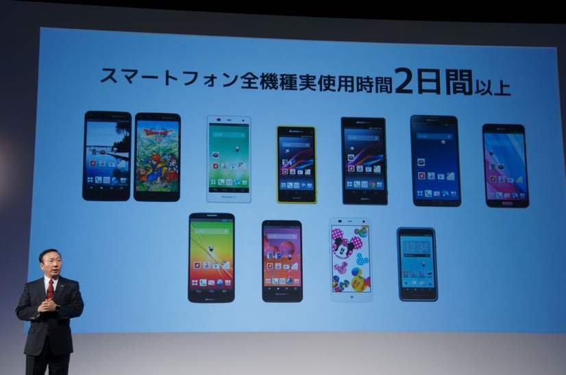 2013-2014冬春モデルは、全機種バッテリー性能で実使用時間2日以上という