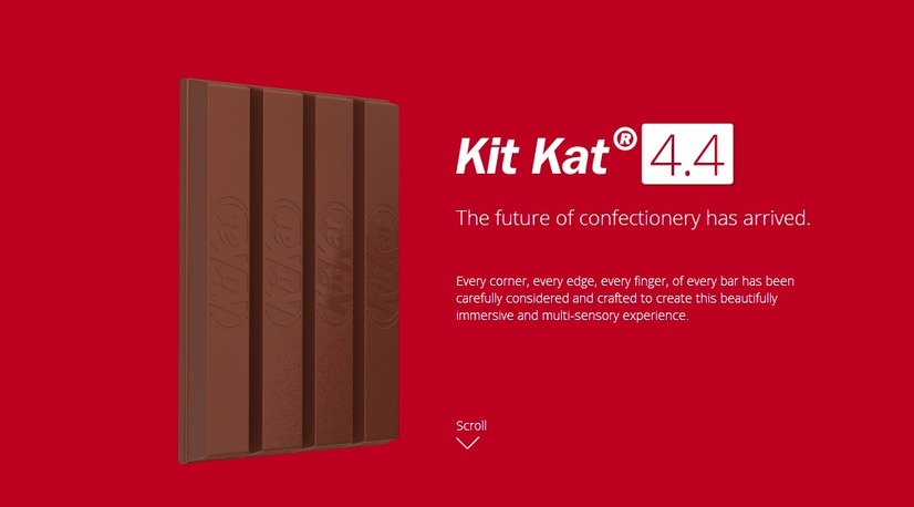 KitKatの紹介ページ