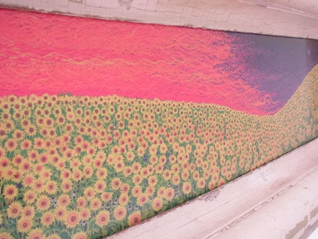 HARUNOでは深町めいしゅうの切り絵ドローイングを展示