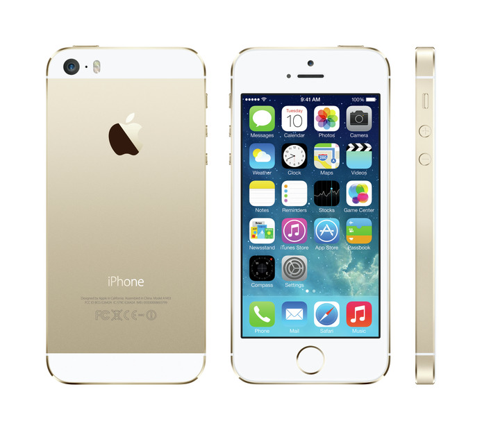 iPhone 5s、人気のゴールドは約4週間待ち