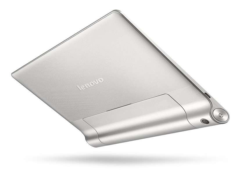 「YOGA TABLET 8」グリップ部が見える