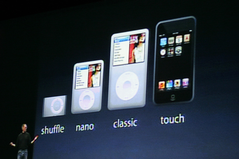 iPodシリーズの新ラインアップ