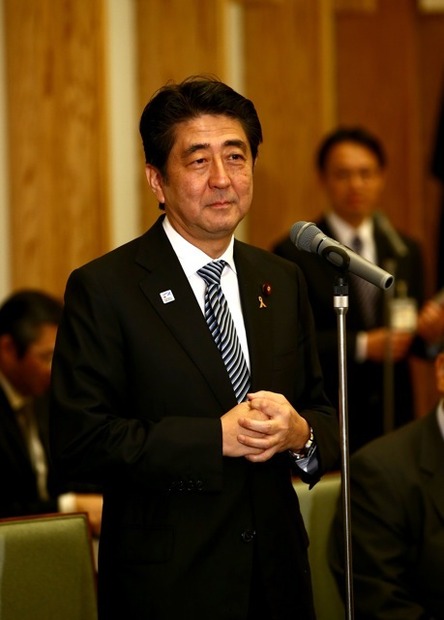 安倍晋三　(c) Getty Images