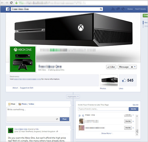 Xboxの広告ページ