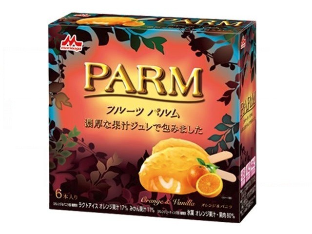 フルーツ PARM（パルム） オレンジ＆バニラ（6本入り）