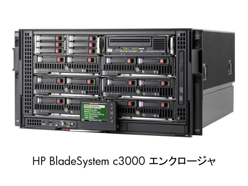HP BlaceSystem c3000エンクロージャ