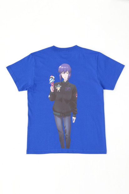 MOTOKO　KUSANAGI　ICECREAM TEE　Tシャツ　攻殻機動隊S.A.C.のブルー。ツーピーエムワークス限定カラー