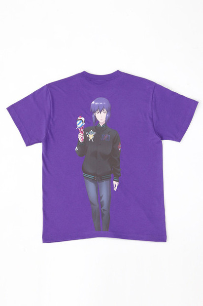 MOTOKO　KUSANAGI　ICECREAM TEE　Tシャツ　攻殻機動隊S.A.C.のパープル。ツーピーエムワークス限定カラー