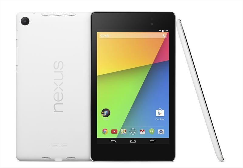 7.2インチフルHD液晶の「Nexus 7（2013）」にホワイトモデル追加