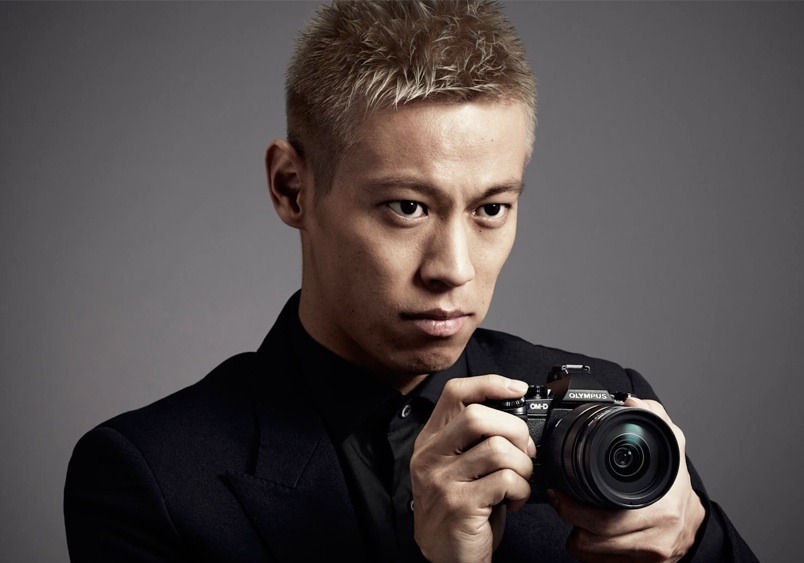 本田圭佑選手。広告イメージ