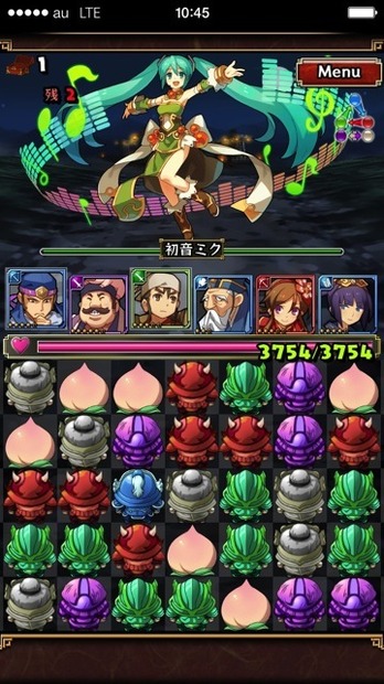 「三国志パズル大戦」に初音ミクが登場