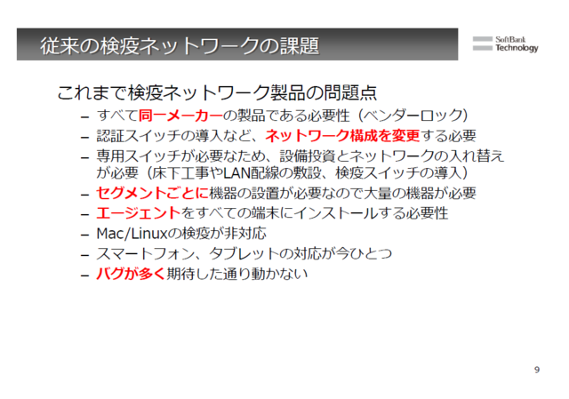 従来の検疫システムの課題