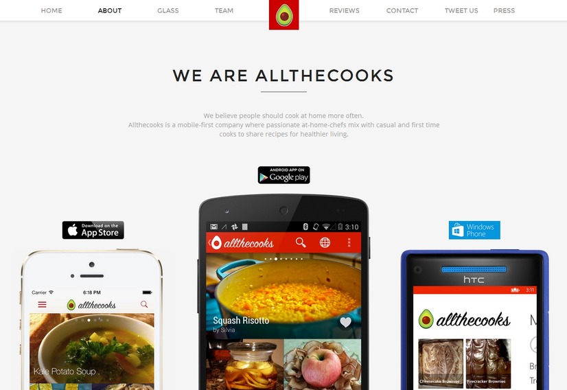 「allthecooks」サイト