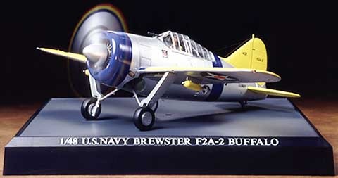 1/48 ブリュースター F2A-2 バッファロー（プロペラアクション）