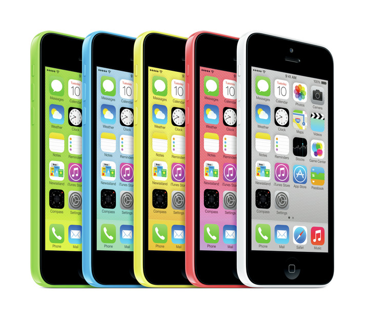 カラフルなカラー展開となったiPhone 5c