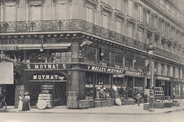 創業当時、オペラ座近くにオープンした「MOYNAT」