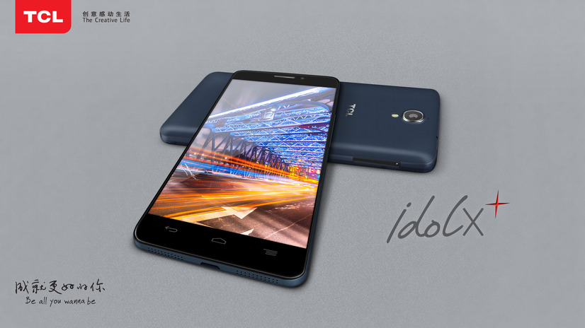 「Alcatel One Touch Idol X+」ブラックモデル