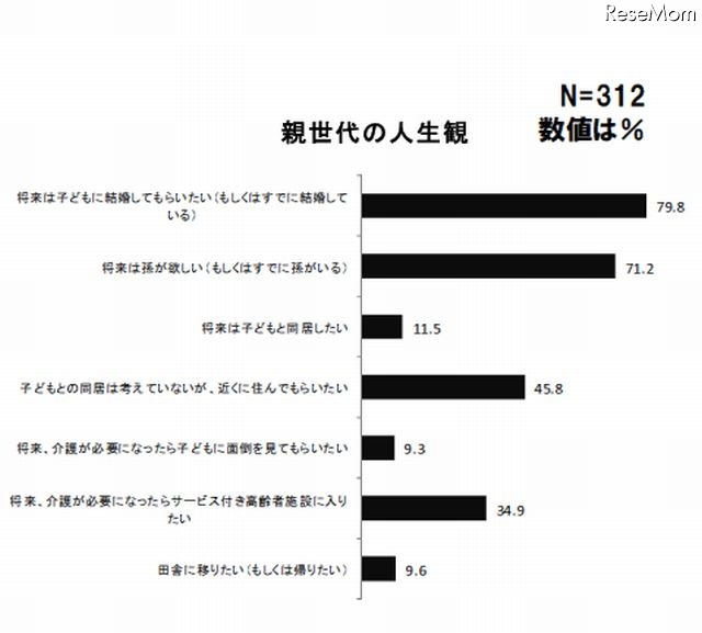 将来手に入れたいもの（親世代）