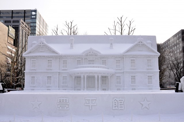 前回の「さっぽろ雪まつり」でお披露目された大氷像