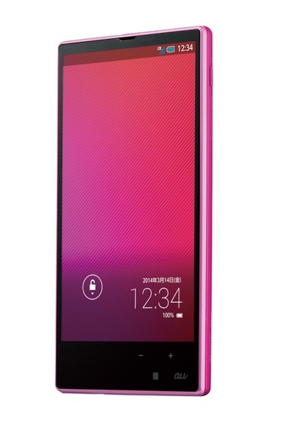 au / AQUOS PHONE SERIEmini SHL24（2014年2月下旬発売予定）