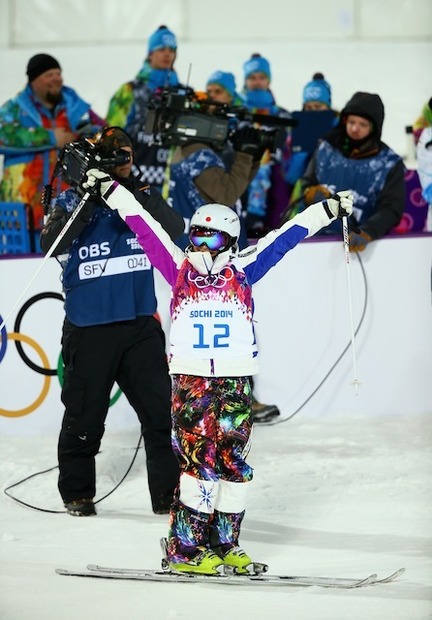 上村愛子、ソチ冬季オリンピック女子モーグル4位入賞　(c) Getty Image