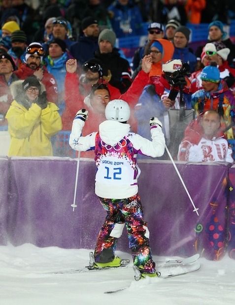 上村愛子、ソチ冬季オリンピック女子モーグル4位入賞　(c) Getty Image