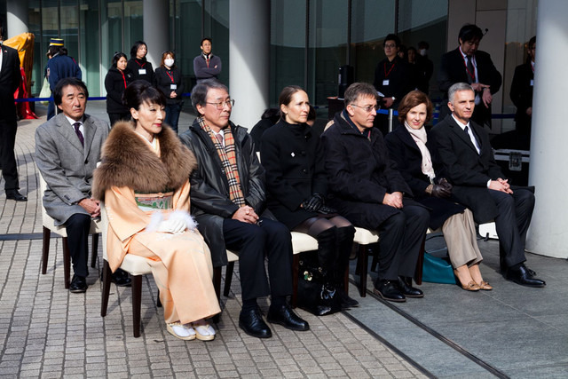 六本木ヒルズのウムにて「時を知る」展開会式