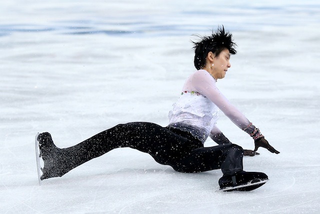 ソチ冬季オリンピック、羽生結弦選手（2月14日）　(c) Getty Images