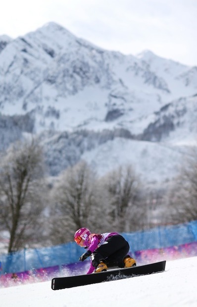 ソチ冬季オリンピック、竹内智香選手（2月19日）　(c) Getty Images
