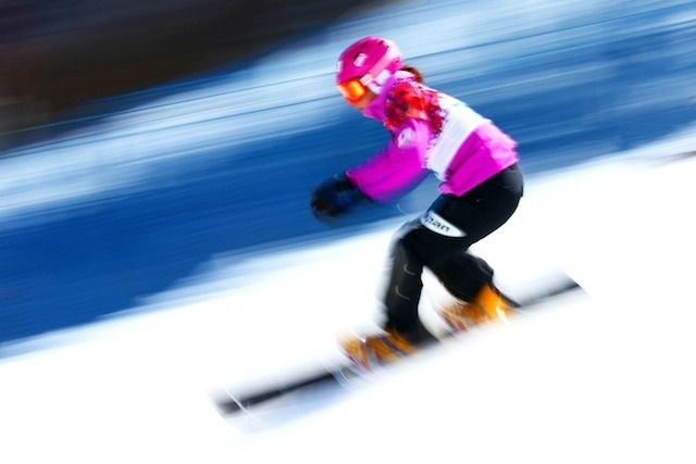 ソチ冬季オリンピック、竹内智香選手（2月19日）　(c) Getty Images