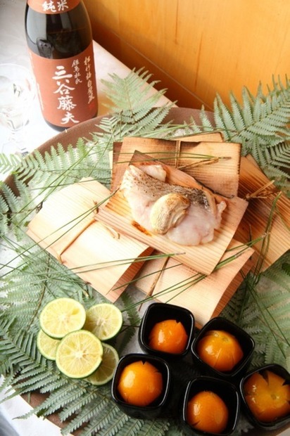 フランス祝賀晩餐会、焼物（2月6日、パリ）