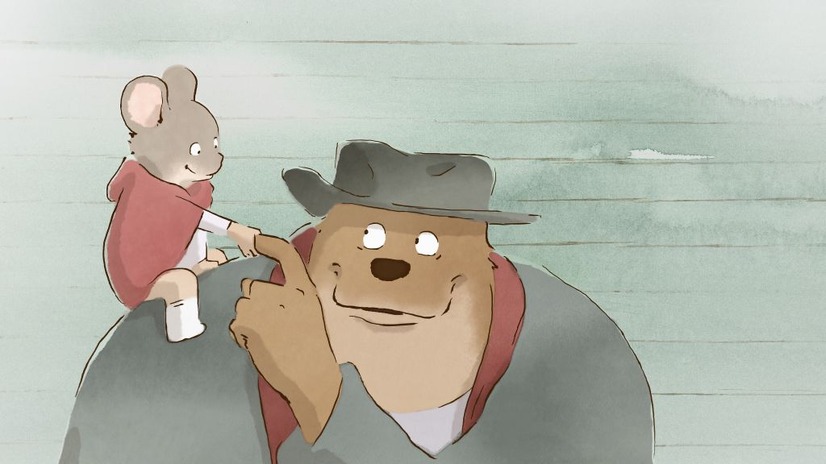 『Ernest et Celestine（原題）』（邦題：『アーネストとセレスティーヌ』）　(c) 2012 LES ARMATEURS / MAYBE MOVIES / STUDIOCANAL / FRANCE 3 CINEMA / LA PARTI PRODUCTION / MELUSINE PRODUCTIONS / RTBF (TELEVISION BELGE)