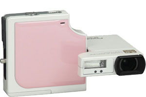 　京セラは、400万画素コンパクトデジタルカメラ「Finecam SL400R」のラインアップに、6,000台限定の「ミルキーピンクモデル」を追加する。