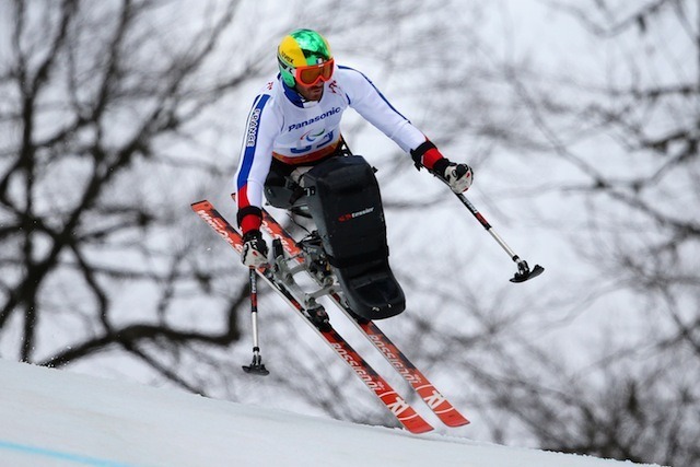 ソチ冬季パラリンピック、アルペンスキー男子スーパー大回転座位、フレデリク・フランソワ選手　(c) Getty Images