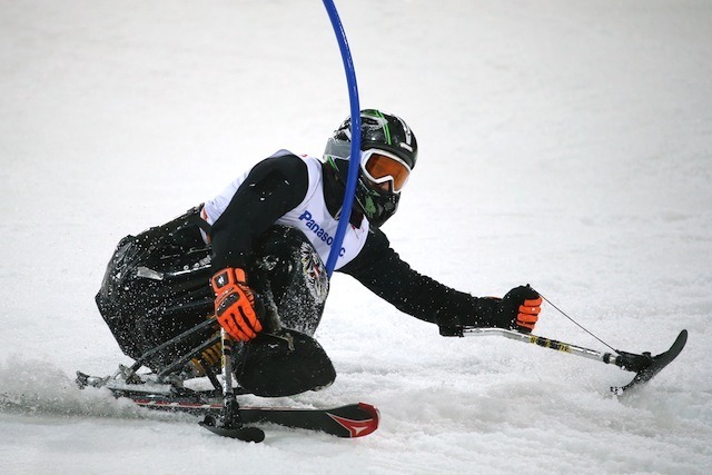 ソチ冬季パラリンピック、アルペンスキー男子回転座位、フィリップ・ボナディマン選手　(c) Getty Images
