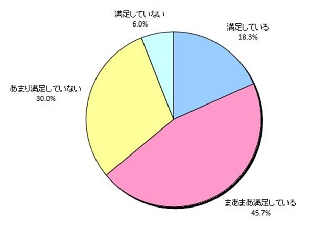 外出先での通信速度への満足感