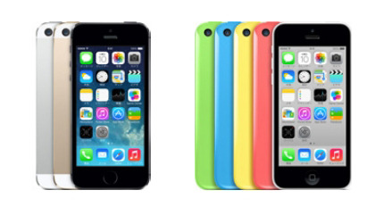 iPhone 5sとiPhone 5c