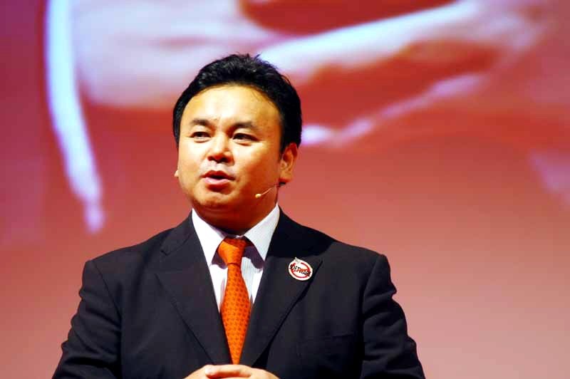 セールスフォース・ドットコム代表取締役社長の宇陀栄次氏