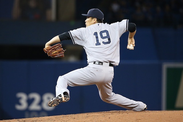 田中将大（4月4日）　(c) Getty Images