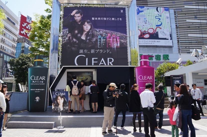 新ヘアケアブランド『CLEAR』が新宿でイベントを開催