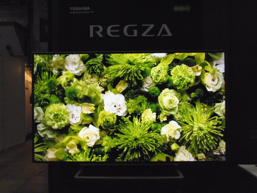 4Kレグザ「Z9Xシリーズ」の画面。コントラストがハッキリしてキレイだ