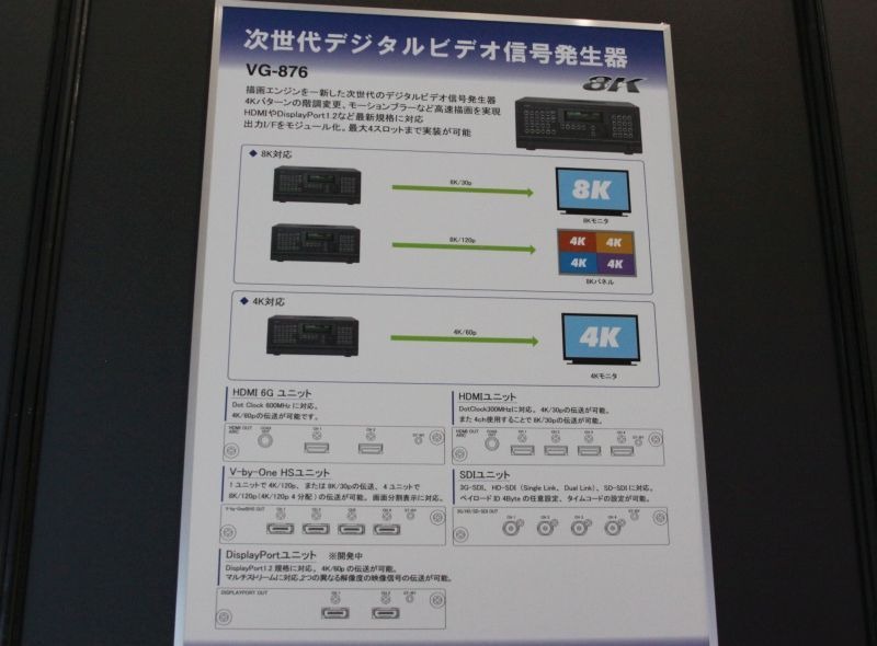 2020年に向けて8K対応の製品やサービス開発は各業界で進むという