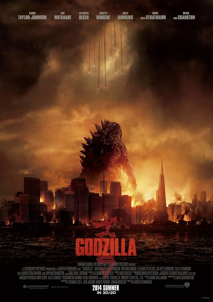 『GODZILLA』ポスター　(c) 2014 WARNER BROS. ENTERTAINMENT INC. & LEGENDARY PICTURES PRODUCTIONS LLC