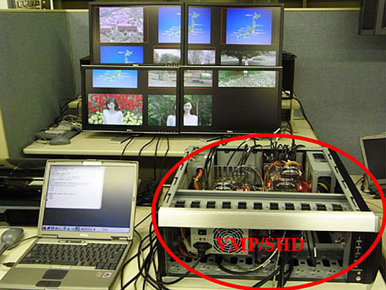 超高精細映像処理装置「VMP/SHD（Versatile Media Processor/Super High Definition）」